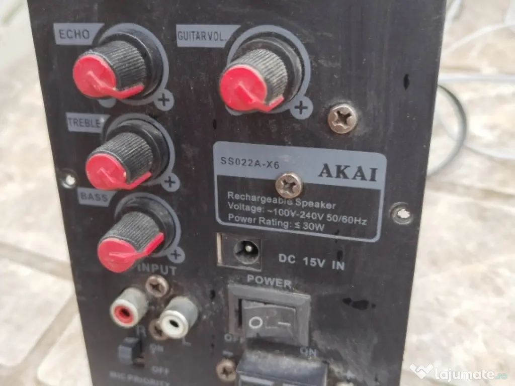Placă amplificator audio boxă akai 