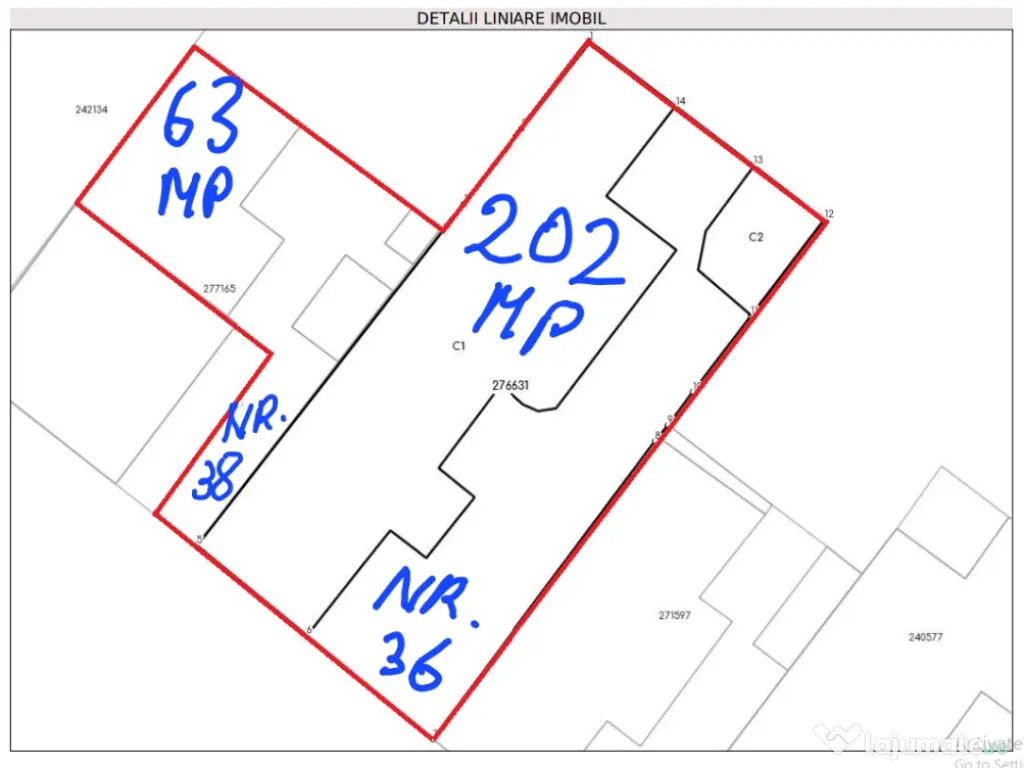 Vanzare 2 case strada comana 36 si 38