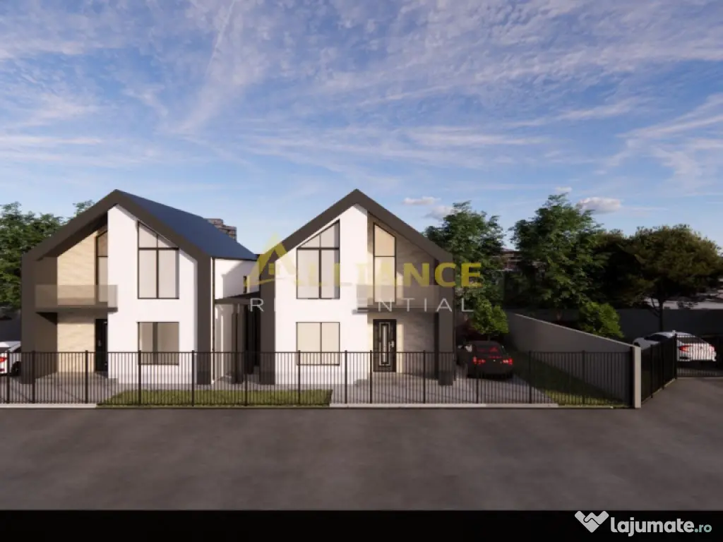 Case individuale P M moderne | 4 camere, 3 bai | la 400 m de 