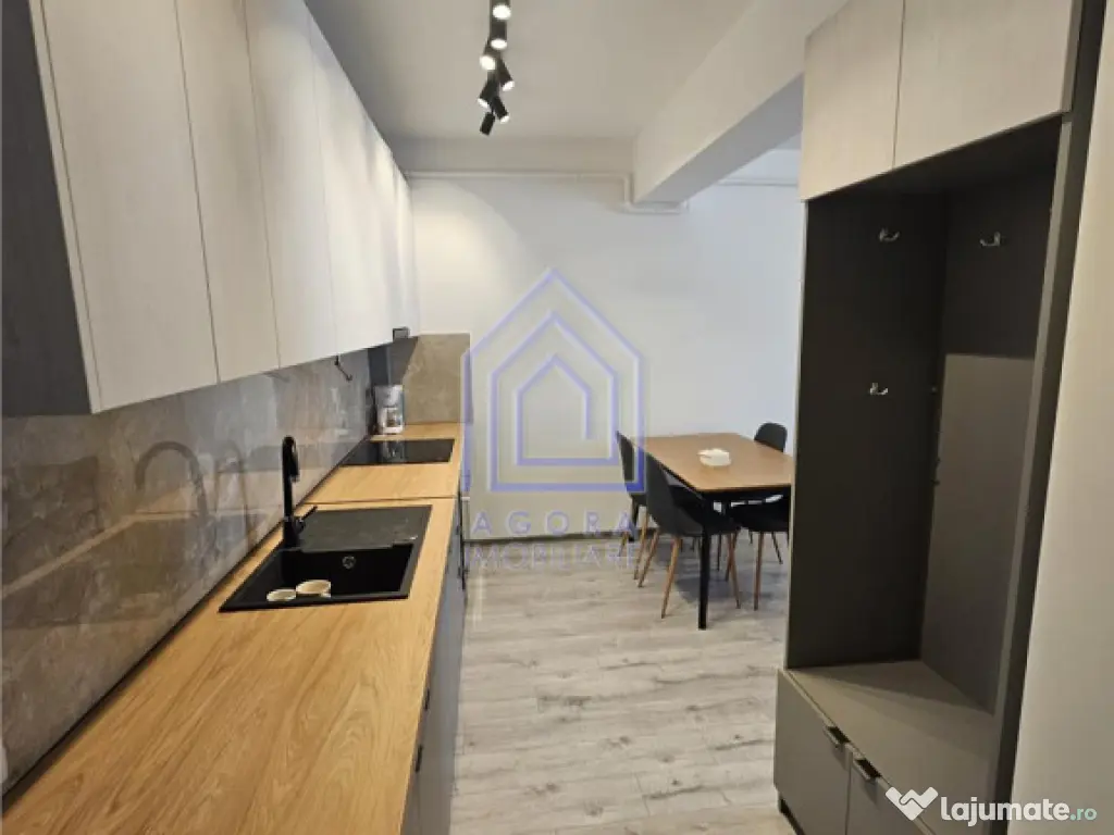 Apartament bloc nou ,mobilat, utilat, loc parcare la demiso 