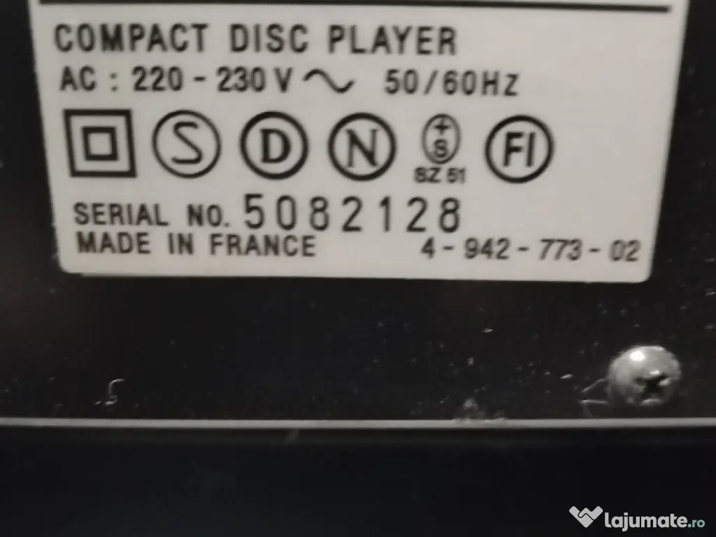 CD player Sony cdp-295 deck 