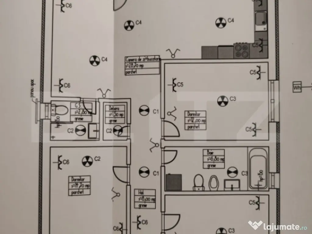 Casă parter Hărman, 4 camere, 100 mp utili, gata de mutat 