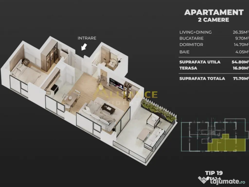 Apartamente 2 si 3 camere - Popesti Leordeni 