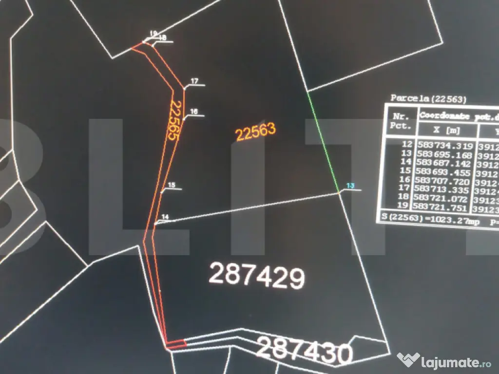 Teren 1023 mp în Cluj-Napoca, zona Câmpului – oportunita 