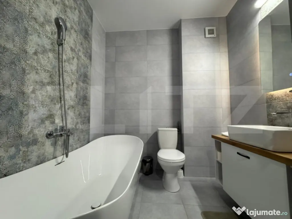 Apartament o camera, LUX, 45mp, parcare subterană, zona Mă 