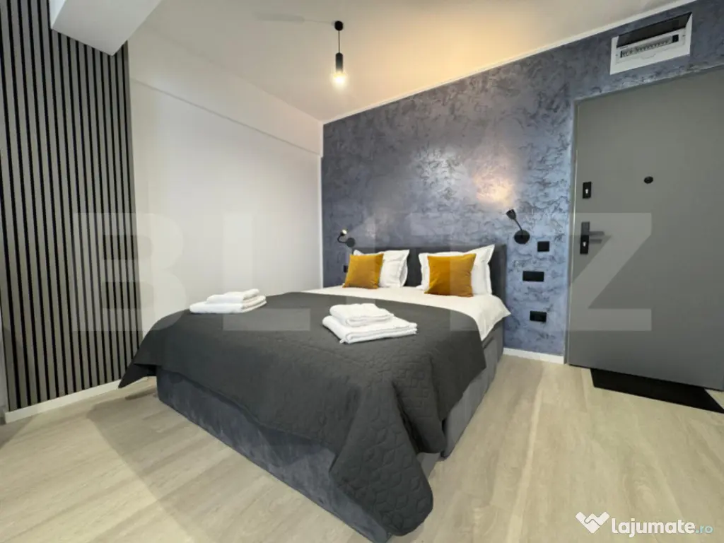 Apartament o camera, LUX, 45mp, parcare subterană, zona Mă 