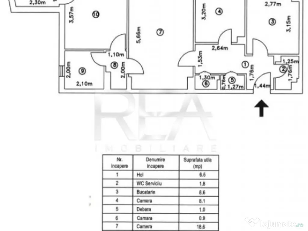 3 camere, 3/10, bloc 1983, 70 mp-Bdul Ghencea 