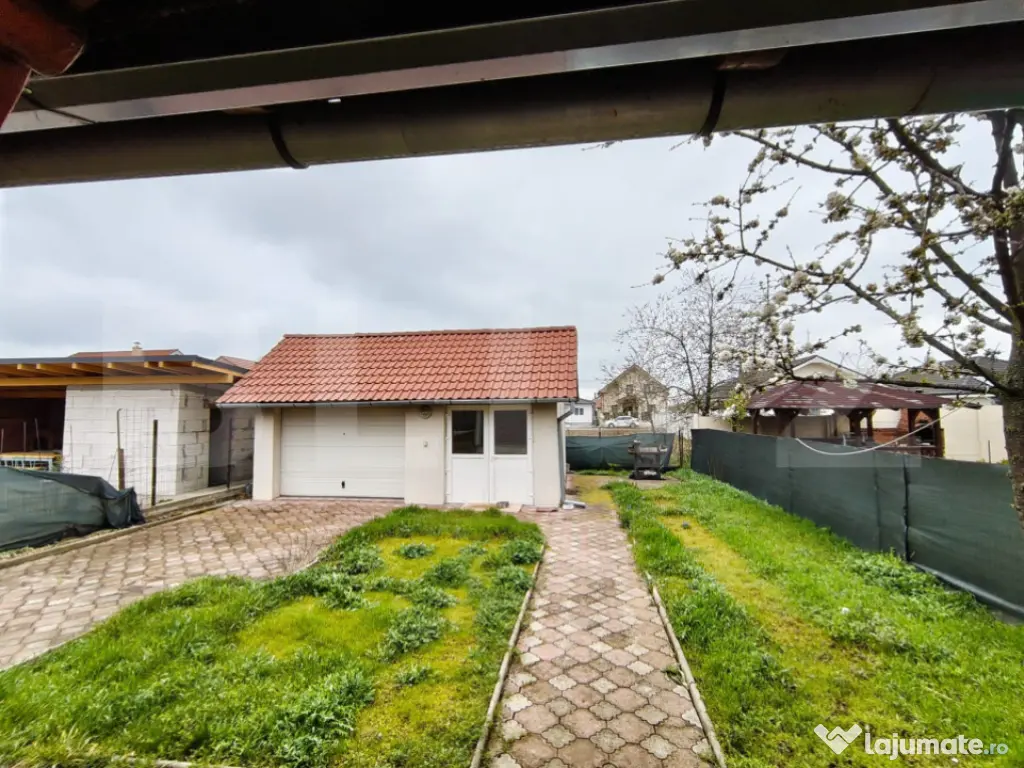 Casa de inchiriat Nojorid, 120 mp, curte 500 mp, garaj 