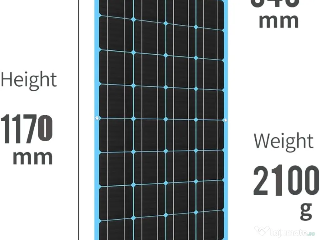 Kit panouri solare flexibile 600 w 