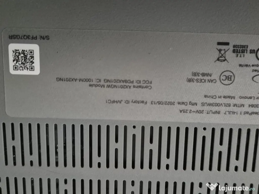 Laptop Lenovo Intel silver N600- 1.10 GHz (4CPUs)-4 GB RAM ---ca nou