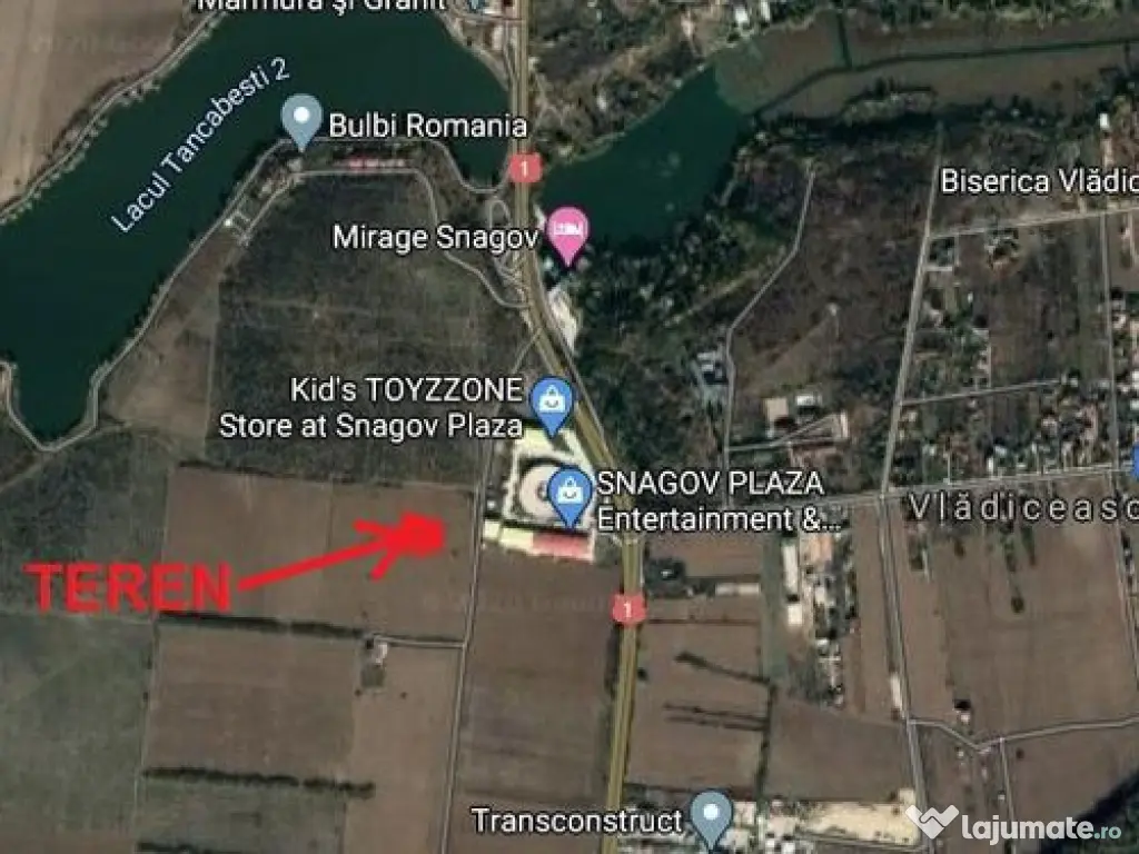 Snagov Plaza, 480 mp.Orice variante imobilare/asociere/in... 