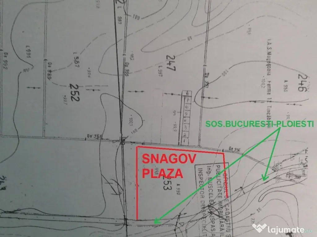 Snagov Plaza, 480 mp.Orice variante imobilare/asociere/in... 