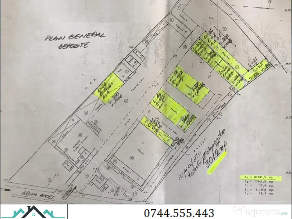 Teren cu cladiri si hale in Simeria - ID : RH-25655-property 