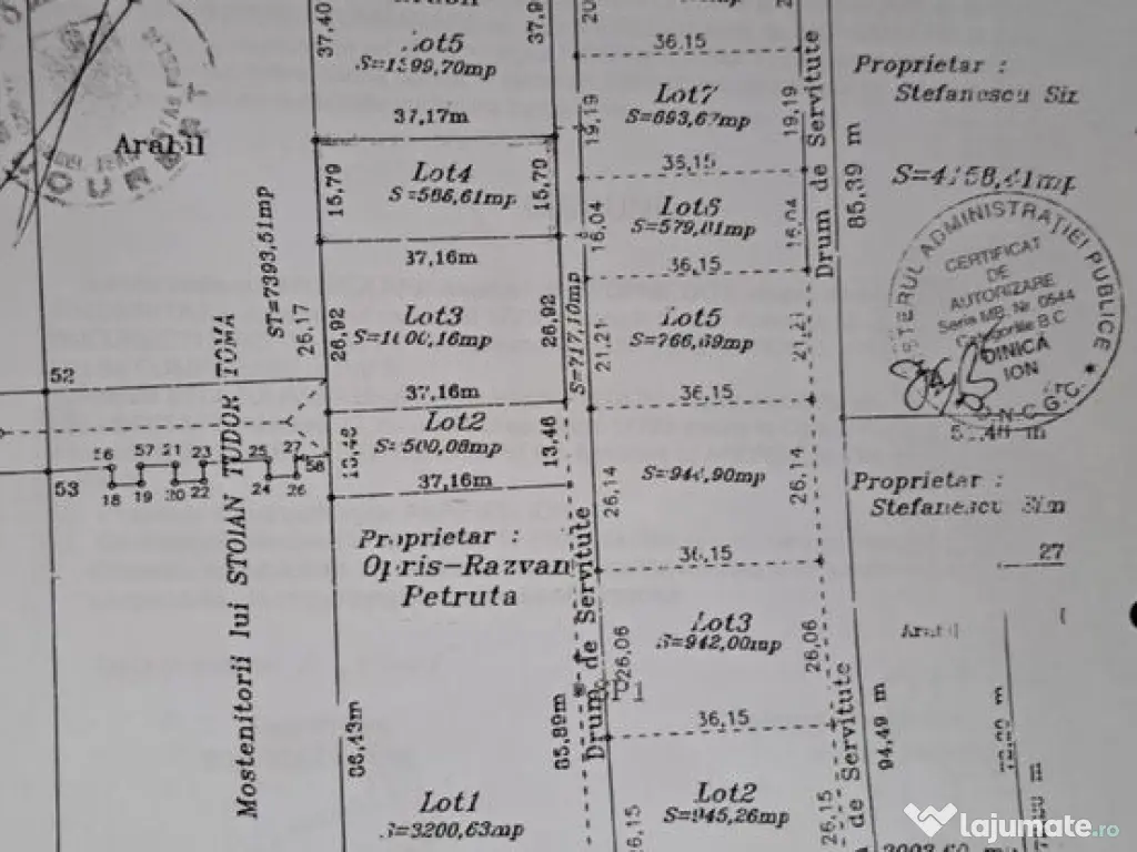 Teren intravilan - str. Salubritatii