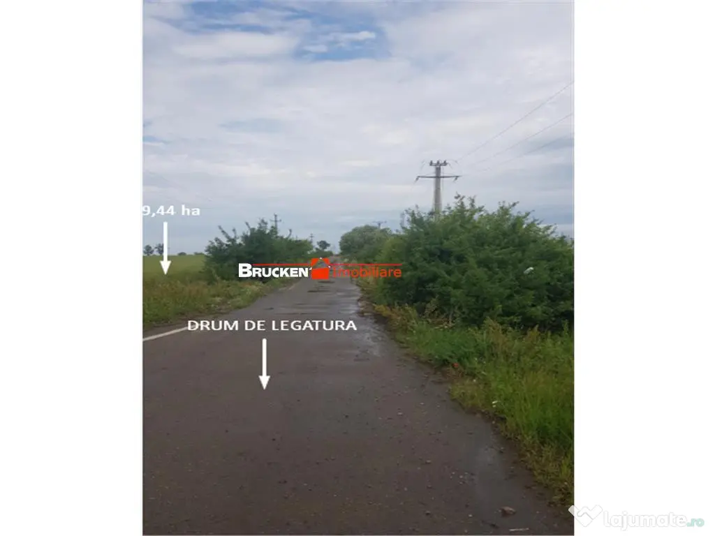 TEREN CU POTENTIAL INDUSTRIAL/ SERVICII | 9,44 HA | ARAD, PE
