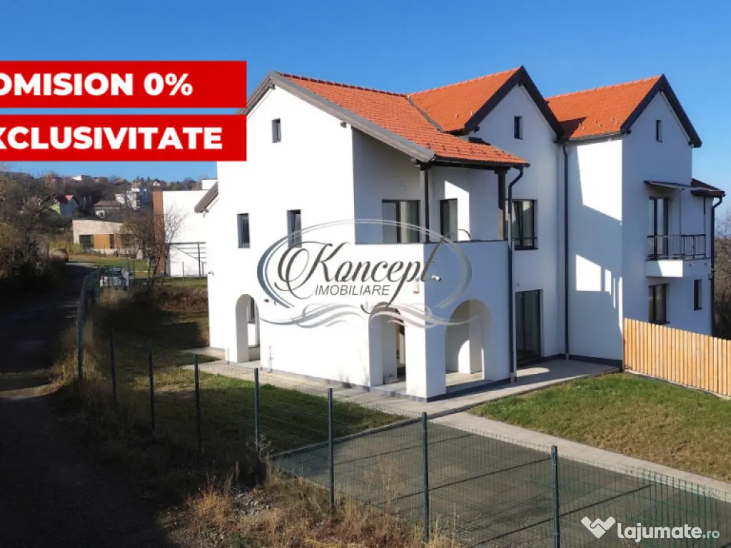 Duplex modern Feleacu cu vedere panoramica spre Cluj