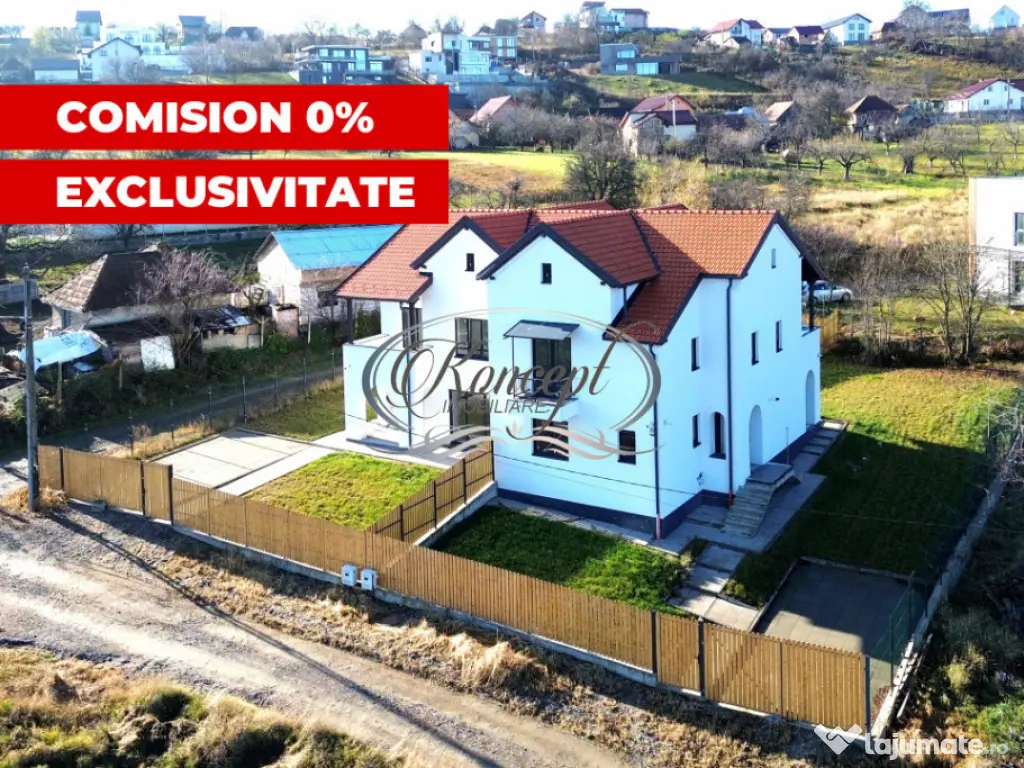 Duplex modern Feleacu cu vedere panoramica spre Cluj