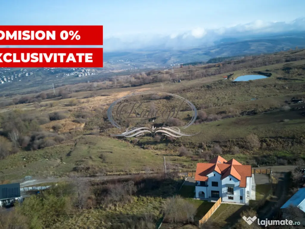 Duplex modern Feleacu cu vedere panoramica spre Cluj