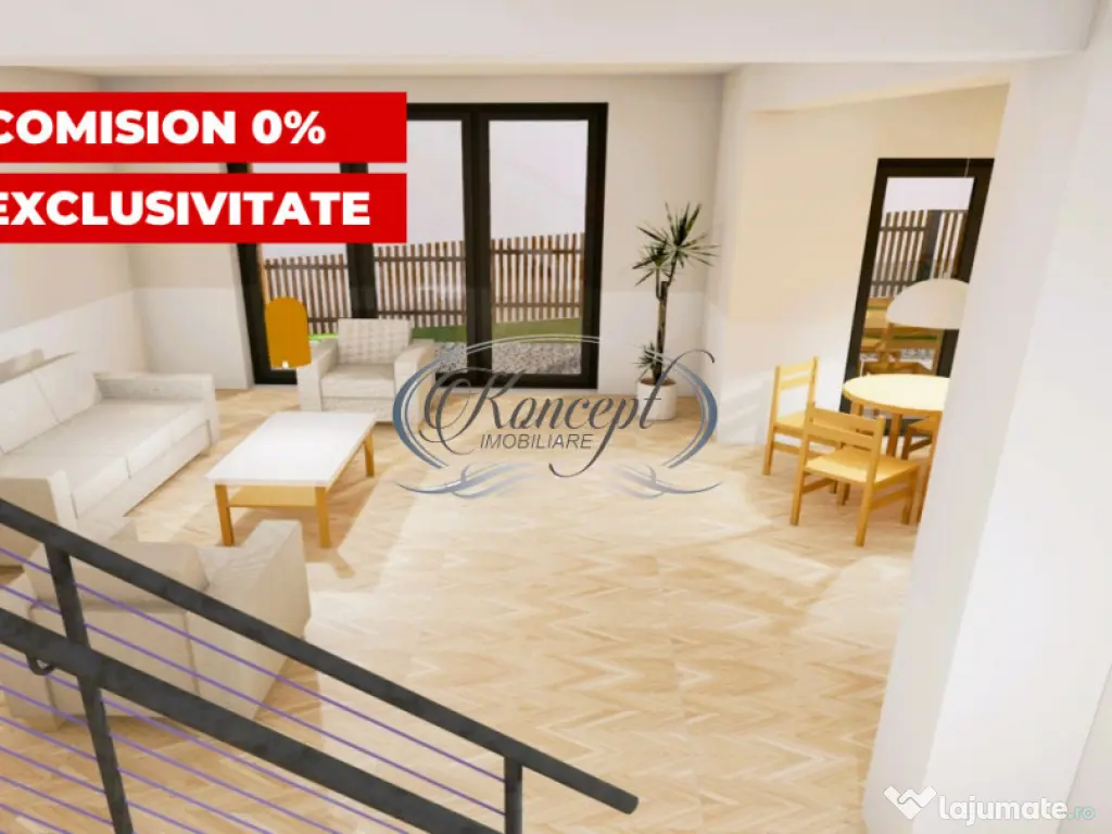 Duplex modern Feleacu cu vedere panoramica spre Cluj