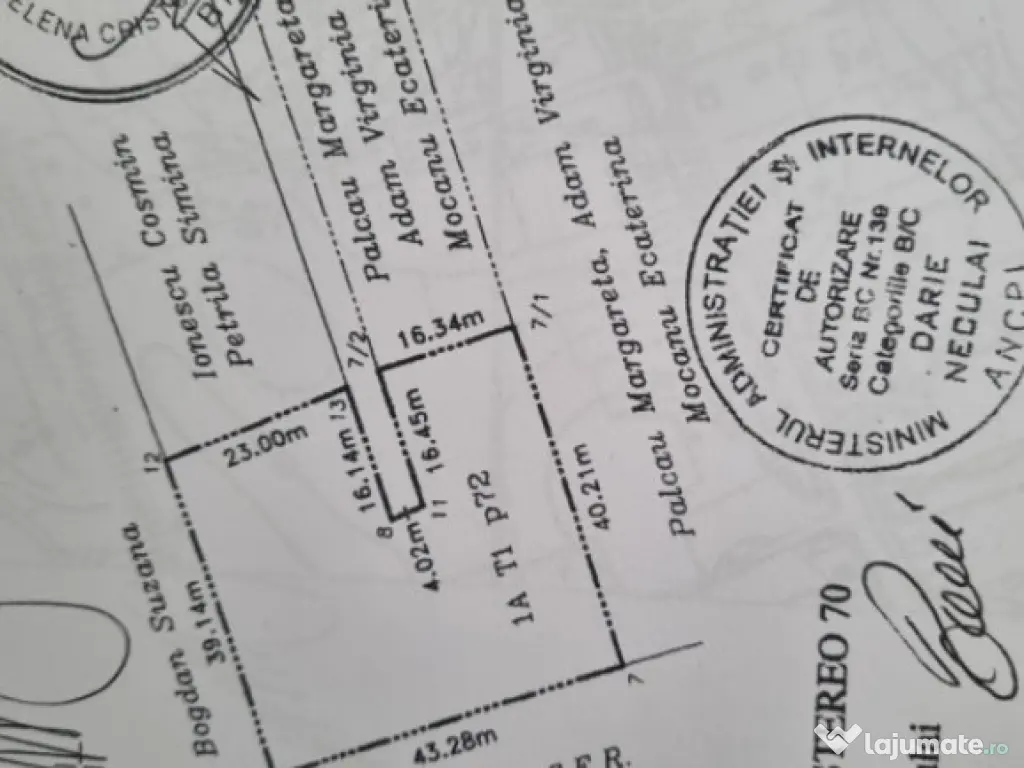 Teren Gheraiesti zona Skoda 