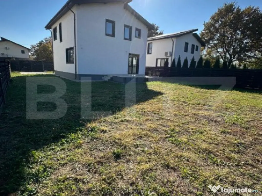 Vila cu 5 camere, 3 bai, 142mp in Ostratu/Corbeanca