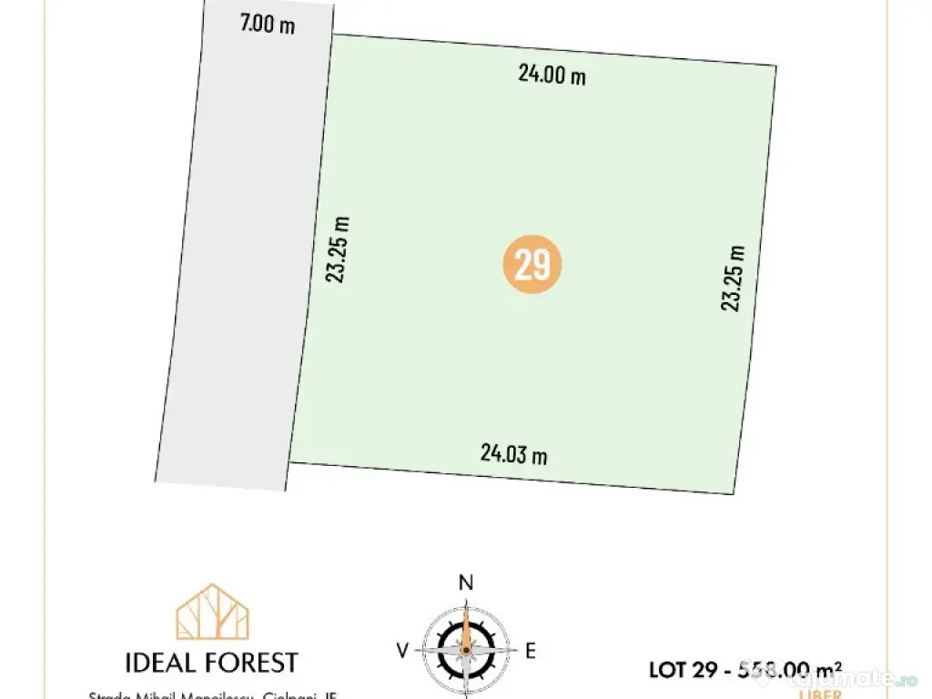 Teren de vanzare,lotizat, Snagov -Mega promotii de pret! 
