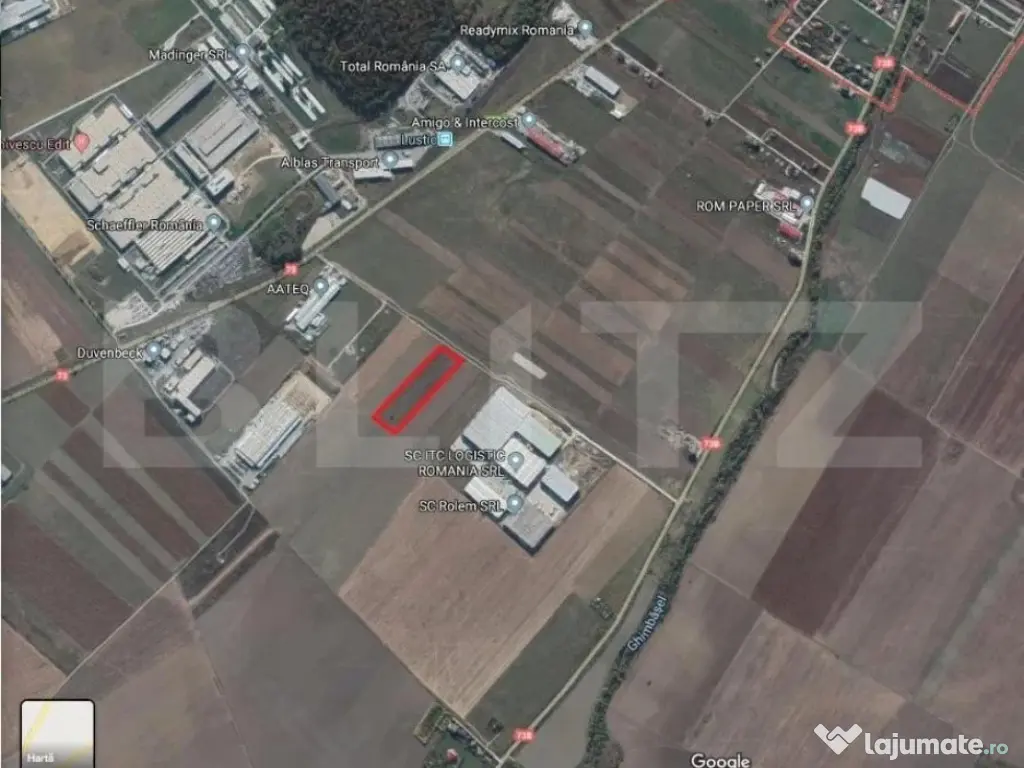 Teren de vanzare 9250 mp