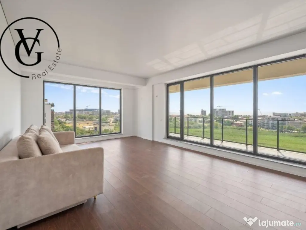 Apartament 3 camere Mamaia-Sat - vedere frontala lac 