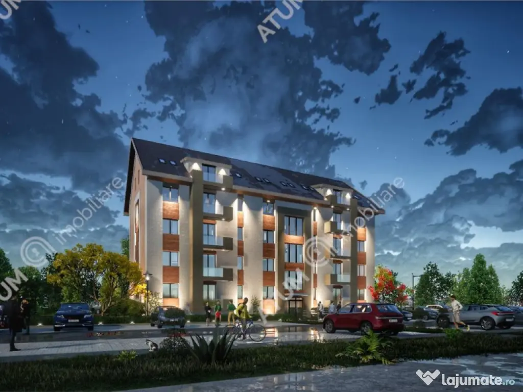 Garsoniera intabulata decomandata si loc parcare in Talmaciu