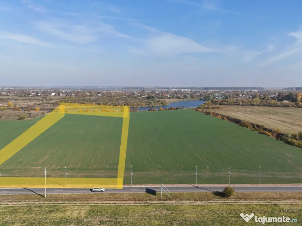 Teren pentru proiect de case in Buftea, cu deschidere la lac 