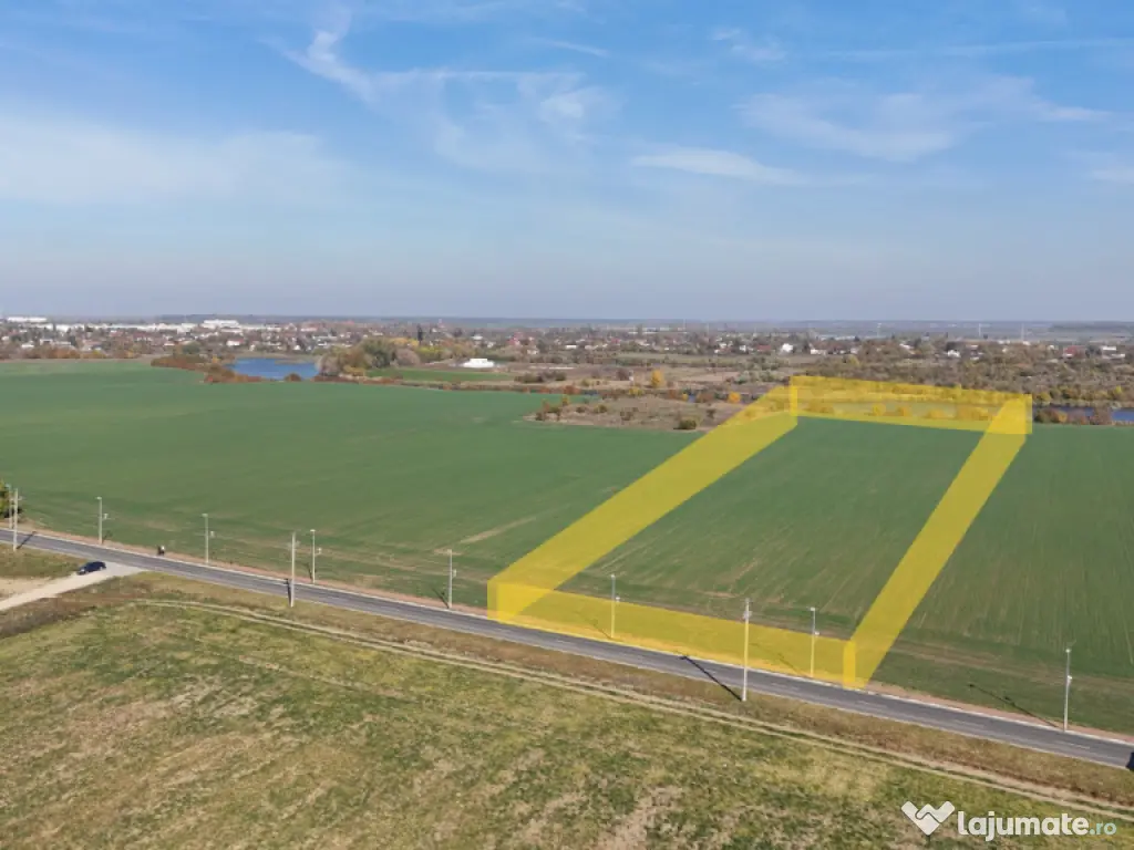 Teren pentru proiect de case in Buftea, cu deschidere la lac 