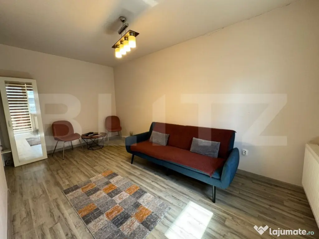 Apartament 2 camere, decomandat, 50 mp, parcare, zona Terra