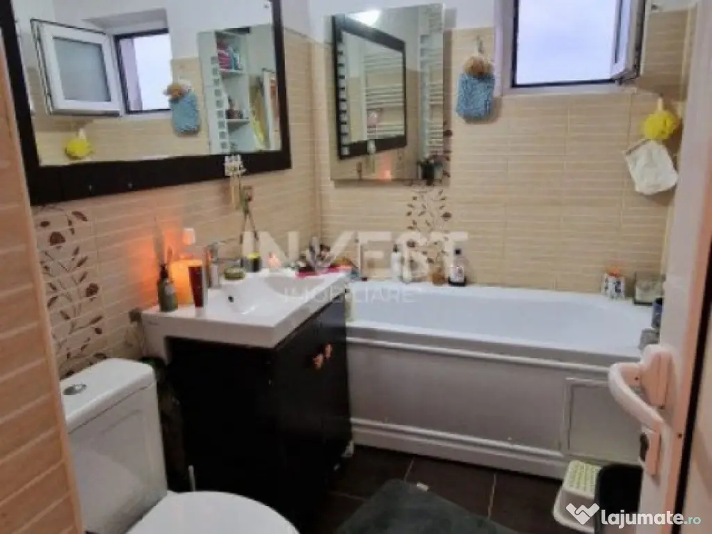 Apartament 2 camere, semidecomandat, etaj intermediar, 60 mp