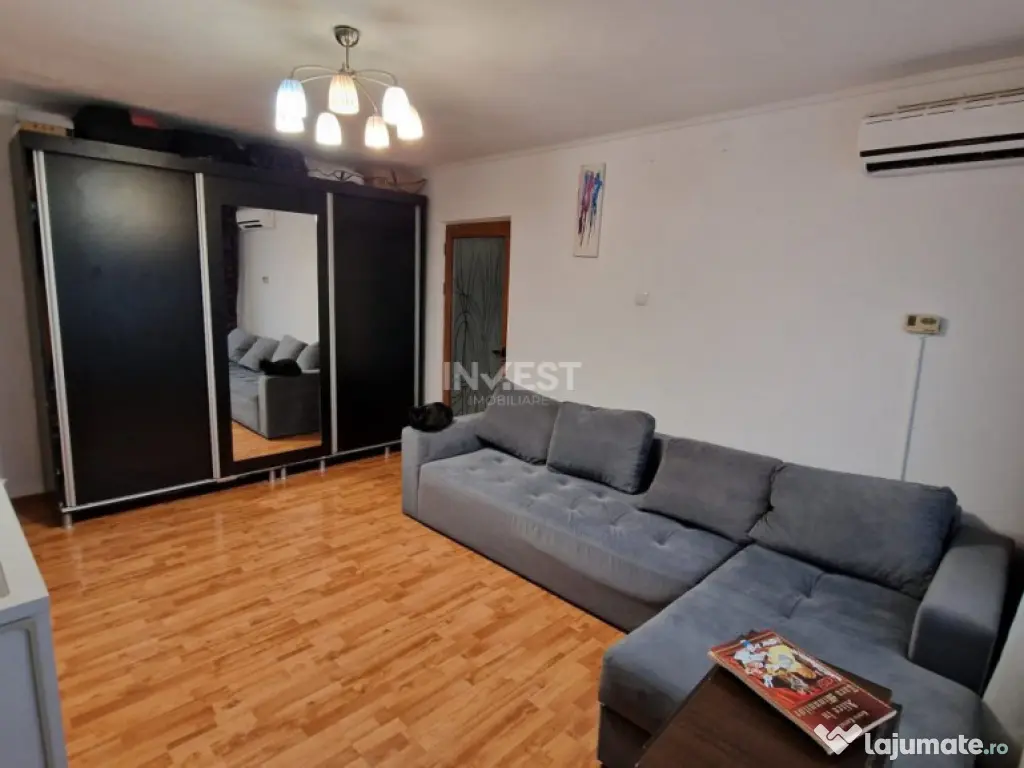 Apartament 2 camere, semidecomandat, etaj intermediar, 60 mp