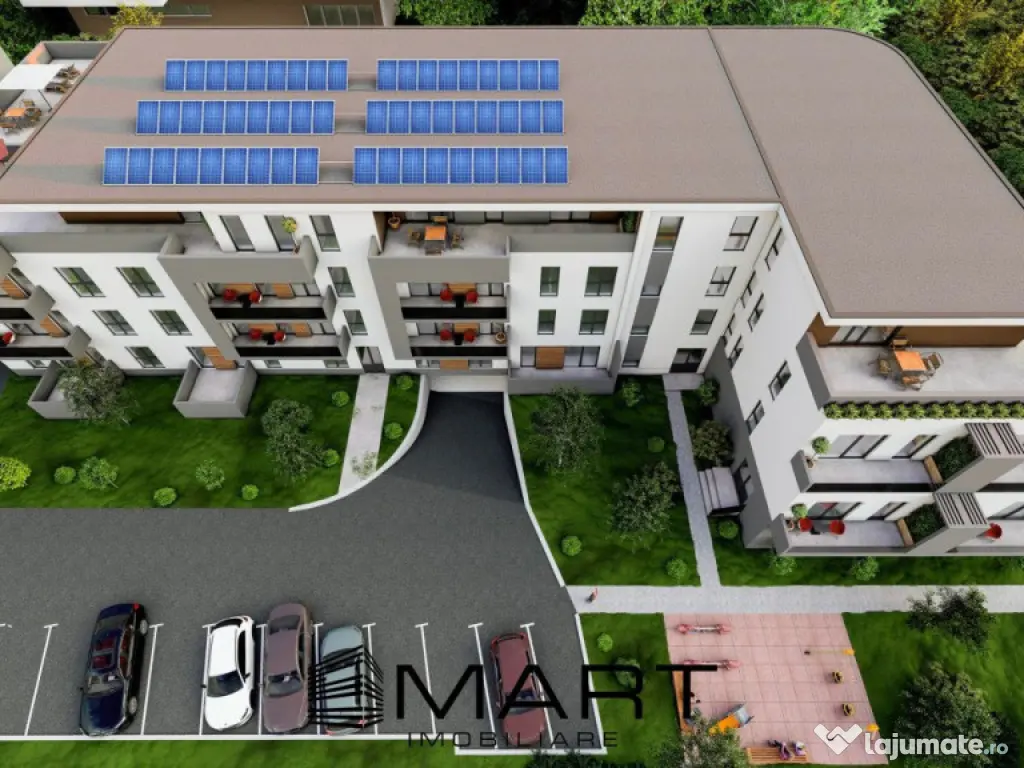 Penthouse 2 camere, 50mp utili + 33mp terasa, zona Tractorul