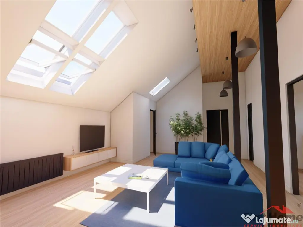 Penthouse, etaj1, 200 mp, MOBILAT SI UTILAT DE LUX, centru 