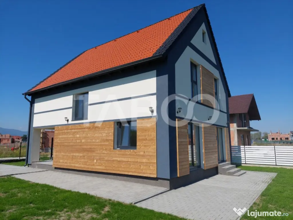 Casa de vanzare 4 camere 3 bai 119 mp cu teren 470 metri in 