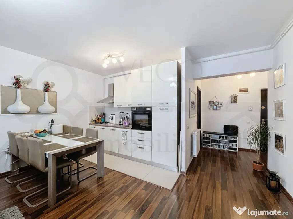 2 camere in bloc nou, 55 mp, terasa 11 mp, garaj, Buna Ziua 