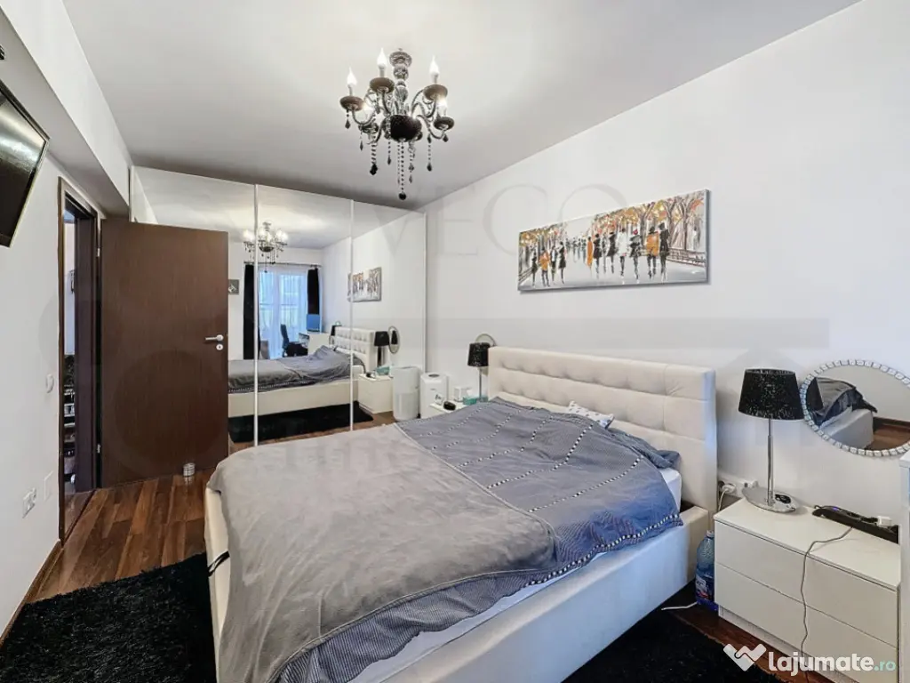 2 camere in bloc nou, 55 mp, terasa 11 mp, garaj, Buna Ziua 