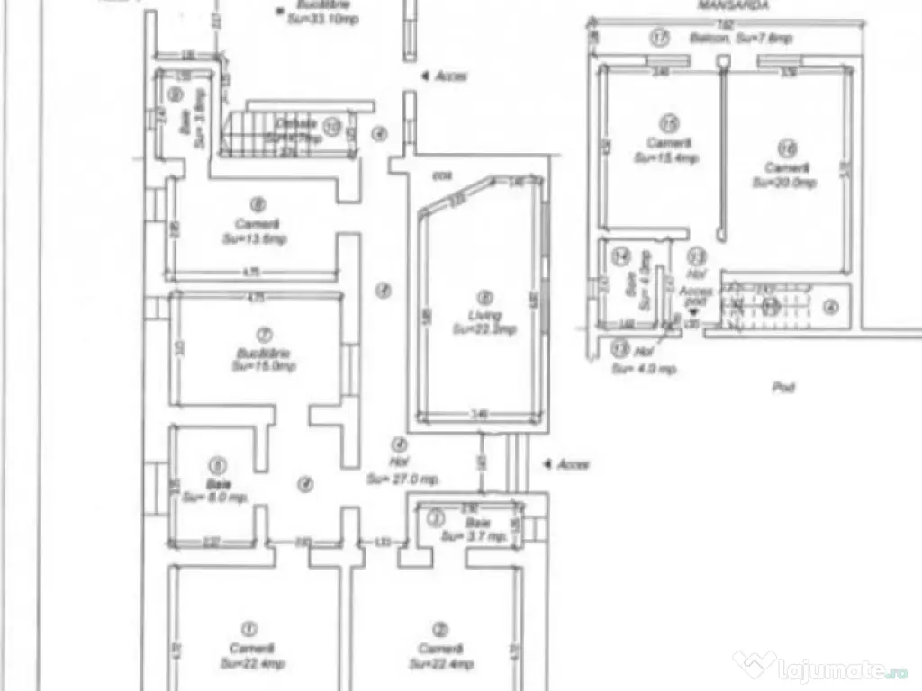 Casa individuala renovabila, 7 camere, 219mp utili, 647mp te