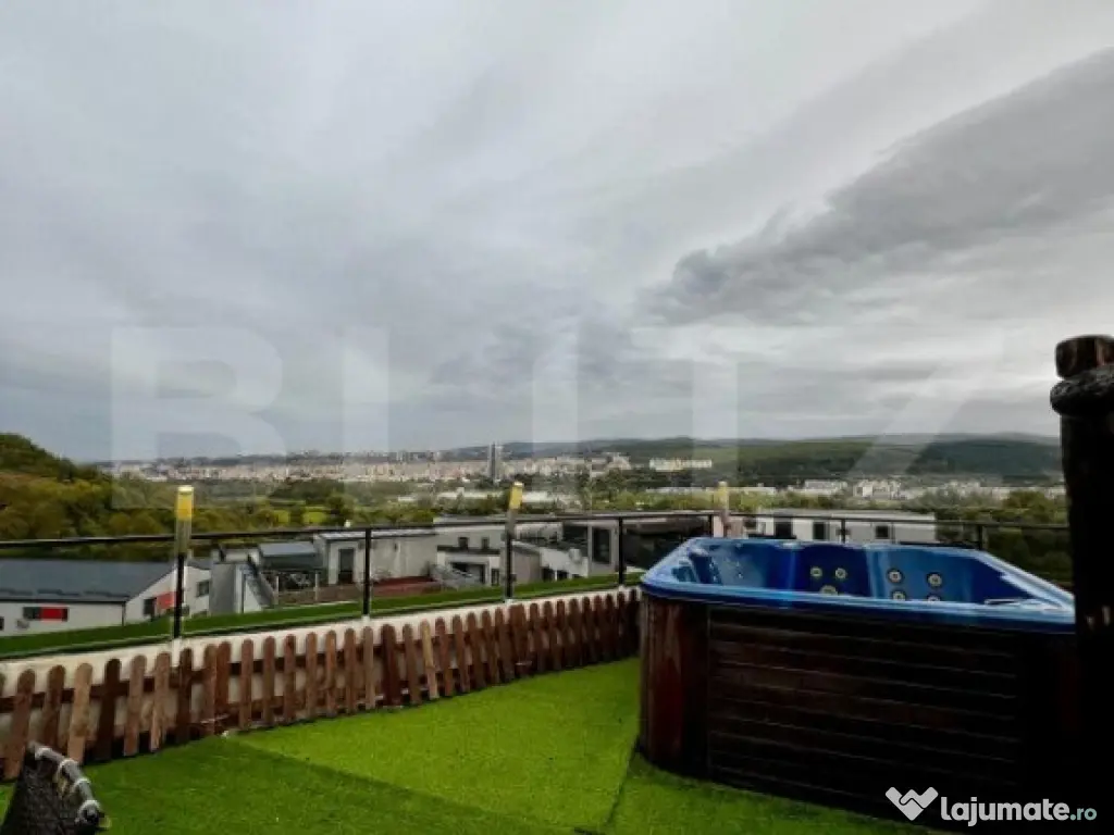 Penthouse exclusivist, 77mp, terasa panoramica 75mp cu jacu