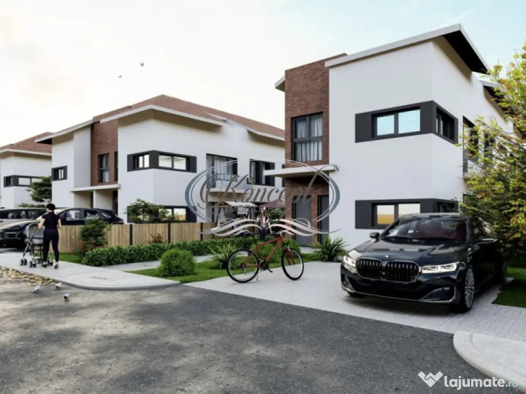 Apartament spatios cu gradina in Vila