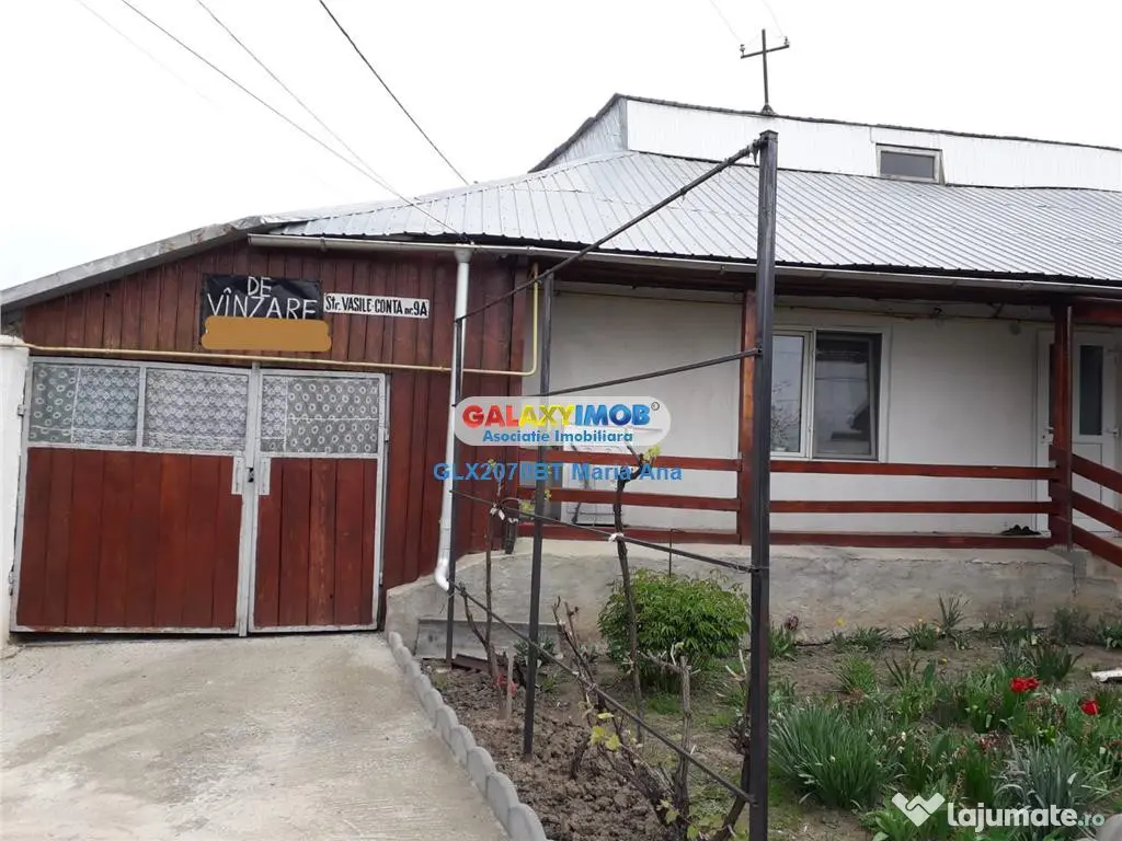 Teren intravilan 1000 mp.,cu casa batraneasca, toate utilita