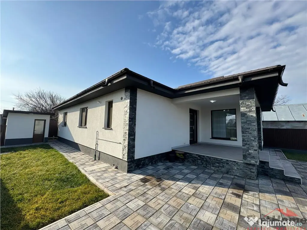 Casa de , mobilata si utilata complet, constructie noua 