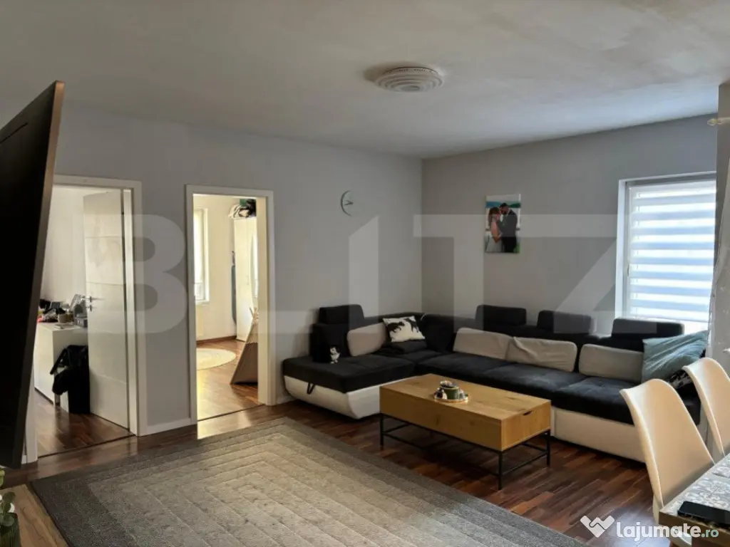 Apartament cochet, 3 camere, balcon, parcare, Zona Florilor 