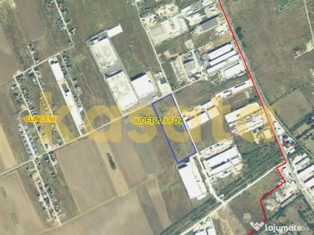 Teren industrial de vânzare 32.584Mp.– Clinceni, zonă... 