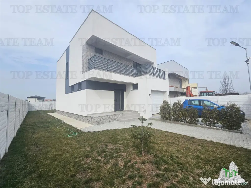 Vila stil mediteranean cu garaj in Dragomiresti-Deal