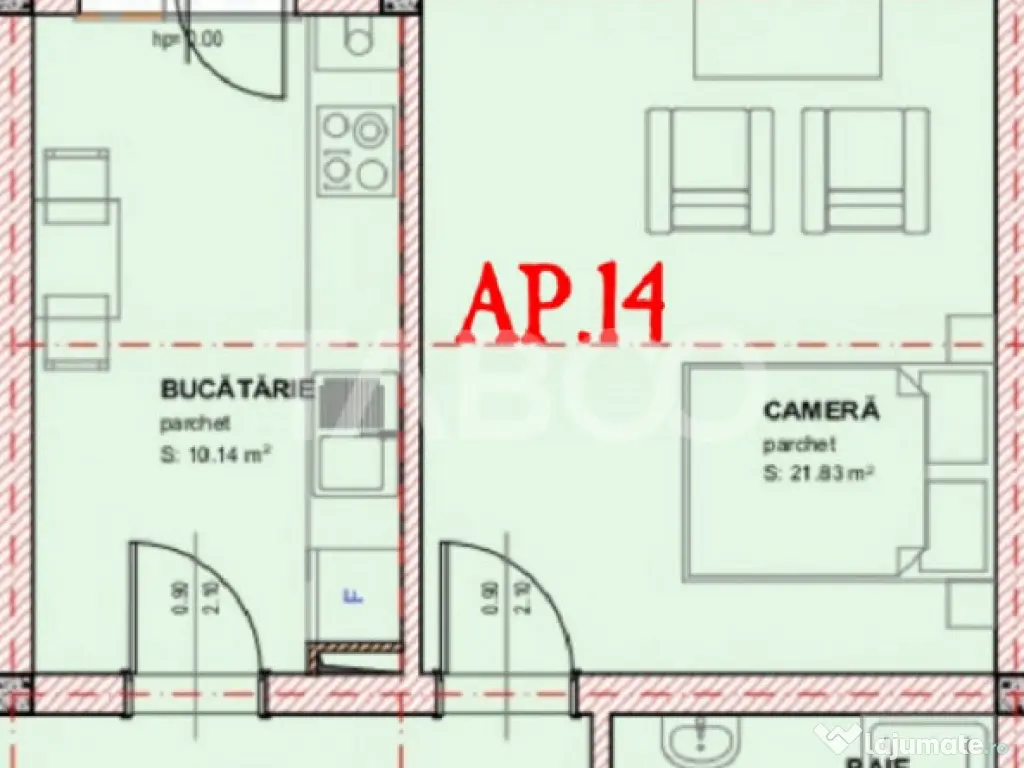 Garsoniera de vanzare 47 mpu decomandata loc de parcare logi