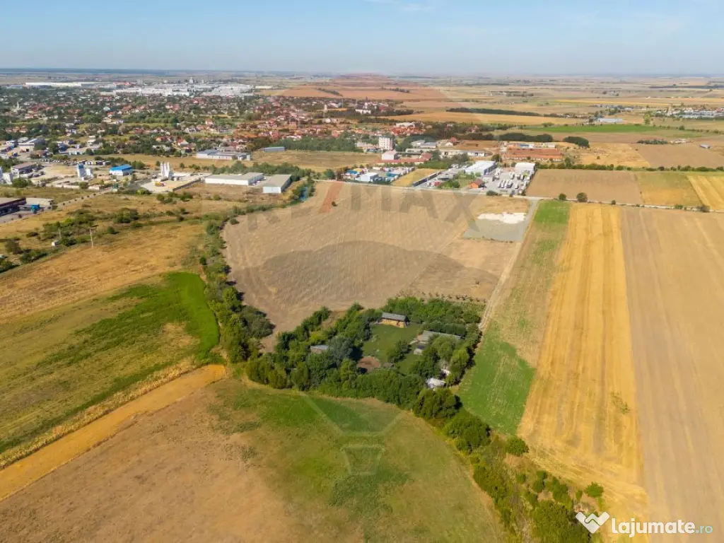 Investiție Arad: 20.000 mp teren cu utilități și acce... 