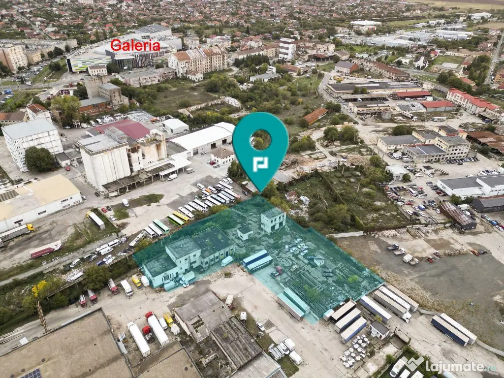 Teren industrial de 6,820mp Strada Poetului 